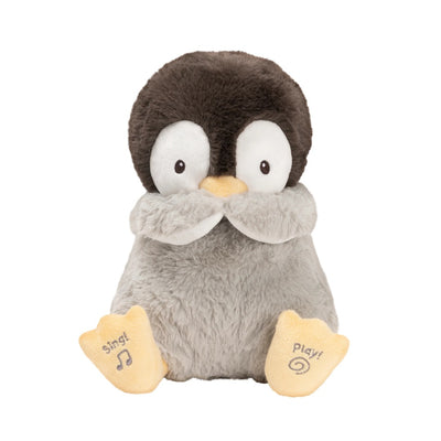 Pelúcia Gund Musical Pinguim Kissy Animado - Toque e Cante com Movimento Real